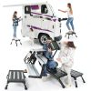 Souheilo RV STEP Aluminum Folding Step Stool, Black, RV STEP-5