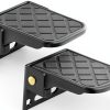 Hifor Folding Truck Step Black Universal Fit 440lb Aluminum Alloy-0