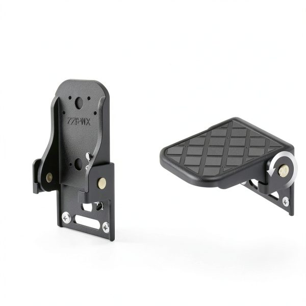 Hifor Folding Truck Step Black Universal Fit 440lb Aluminum Alloy-1