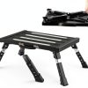 Souheilo RV STEP Aluminum Folding Step Stool, Black, RV STEP-0