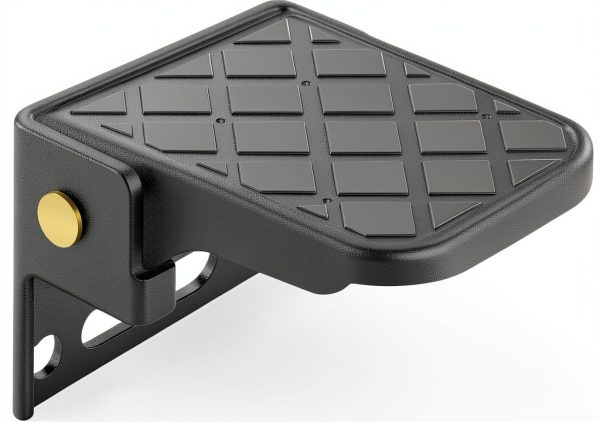 Hifor Folding Truck Step Black Universal Fit 440lb Aluminum Alloy-7