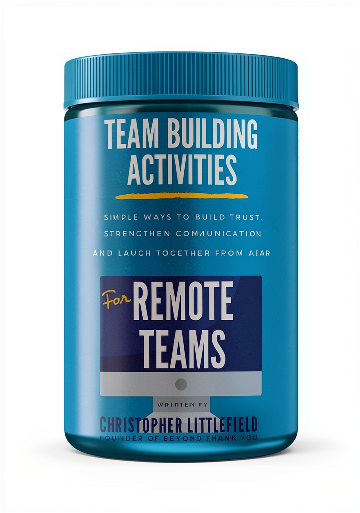 Installing Outsourcing Strategies for Workplace Success by Beyond Thank You on a wooden desk