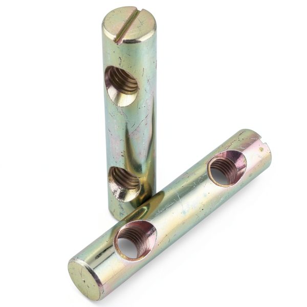 Barrel Nuts FMHXG 4PCS M860X2+M890X2 Cross Hole for Bed Headboard-3