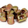 FixtureDisplays® 10PK M6 X 10mm Cross Hole Nuts Barrel Nuts Slotted Dowel Nuts Zinc, Carbon Steel Material, for Furniture Cots, Beds, Crib & Chairs 22105-NPF-5