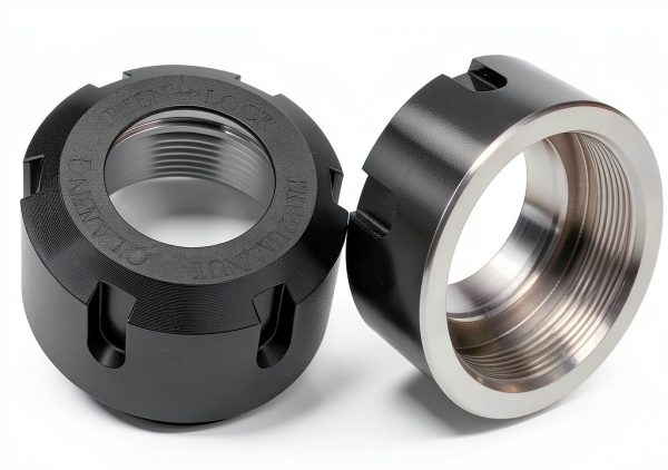 ER32 Collet Clamping Nuts LT Easiyl Barrel Nuts 49.5mm Black-3