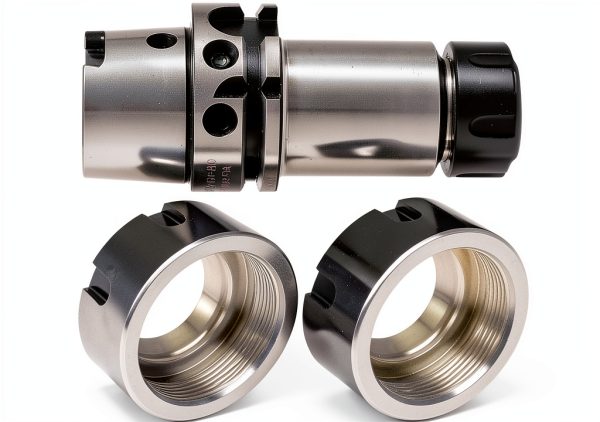 ER32 Collet Clamping Nuts LT Easiyl Barrel Nuts 49.5mm Black-1