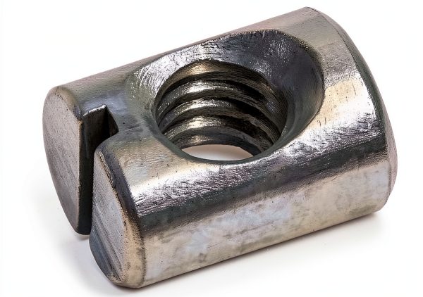 (400) Cross Dowels/Barrel Nuts - 1/4-20 12mm X 10mm Zinc-Plated CNC-0