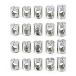 Furniture Barrel Nut M6 50pcs Zinc Steel by SING F LTD for Bed Repair-0