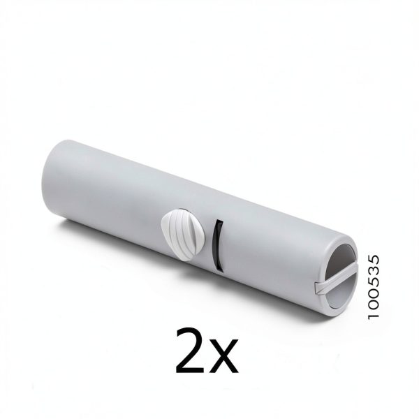 Cross Dowel Barrel Nut 2 Pack – IKEA 100535 Silver Barrel Nuts-1