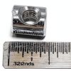 (400) Cross Dowels/Barrel Nuts - 1/4-20 12mm X 10mm Zinc-Plated CNC-3