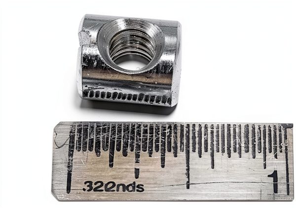 (400) Cross Dowels/Barrel Nuts - 1/4-20 12mm X 10mm Zinc-Plated CNC-3