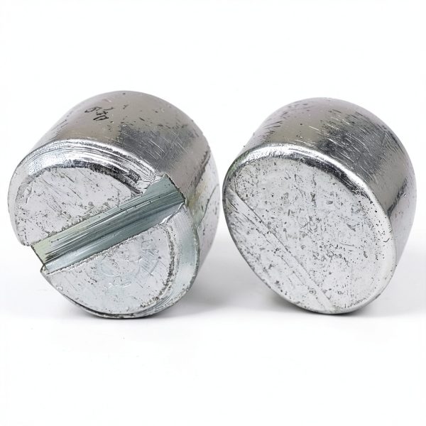 (400) Cross Dowels/Barrel Nuts - 1/4-20 12mm X 10mm Zinc-Plated CNC-1