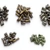Retro-Motive #1707 Tubular Barrel Nut Assortment, 5/32"-1/4" Stud (125 Pieces - 25 of Each Size)-2