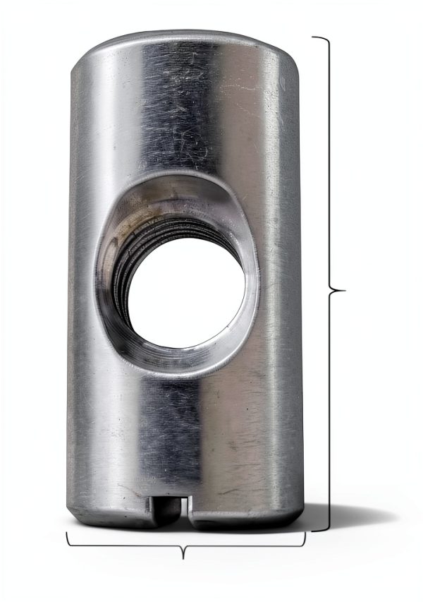 Cross Dowels Zinc Plated Nuts 1/4-20 20mm x 10mm SuperDealStuff-3
