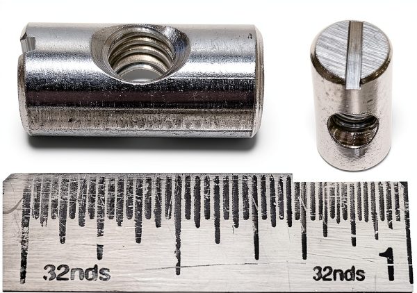 Cross Dowels Zinc Plated Nuts 1/4-20 20mm x 10mm SuperDealStuff-4