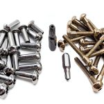 Chrome Plated Torx T27 Security Fastener Harris Hardware Barrel Nut-0