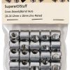 SuperDealStuff Cross Dowels Barrel Nuts 10-24 12x10mm Zinc-Plated CNC-2