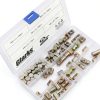 Glarks 75Pcs Metric M6 Barrel Nuts Cross Dowels Slotted Nuts Furniture Nuts for Beds Crib and Chairs - 5 Size of 11mm / 12mm / 13mm / 15mm / 20mm-5