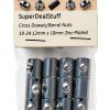 Cross Dowels Barrel Nuts 10-24 12mm x 10mm Zinc-Plated SuperDealStuff-2