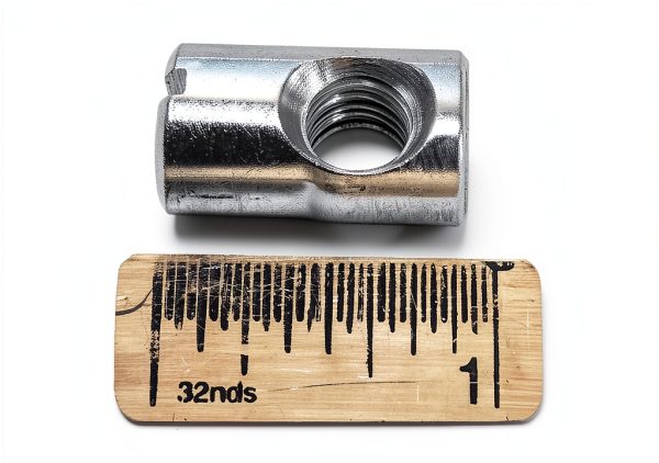 (12) Cross Dowels/Barrel Nuts - 1/4-20 16mm X 10mm Zinc-Plated Off-Centered CNC-4