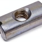 (25) Cross Dowels/Barrel Nuts - M6 P1.0 20mm X 10mm Zinc Center Hole CNC-0