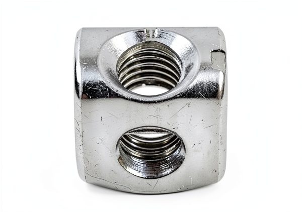 (12) Cross Dowels/Barrel Nuts - 1/4-20 12mm X 10mm Zinc-Plated CNC-5