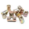 Glarks 75Pcs Metric M6 Barrel Nuts Cross Dowels Slotted Nuts Furniture Nuts for Beds Crib and Chairs - 5 Size of 11mm / 12mm / 13mm / 15mm / 20mm-3