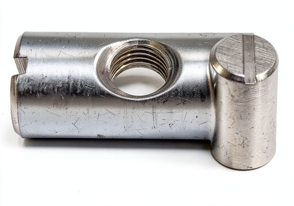 (25) Cross Dowels/Barrel Nuts - M6 P1.0 20mm X 10mm Zinc Center Hole CNC-5