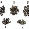 Retro-Motive #1707 Tubular Barrel Nut Assortment, 5/32"-1/4" Stud (125 Pieces - 25 of Each Size)-1