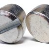 (12) Cross Dowels/Barrel Nuts - M6 P1.0 20mm X 10mm Zinc Center Hole CNC-1