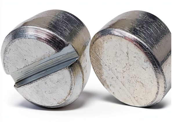 (12) Cross Dowels/Barrel Nuts - 1/4-20 12mm X 10mm Zinc-Plated CNC-1