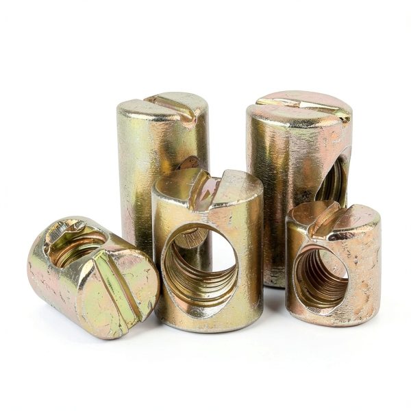 binifiMux 20-Pack M8 x 15mm Barrel Nuts Wood Crib Nus for Furniture Futon Beds Crib Chairs, Zinc Plated-3