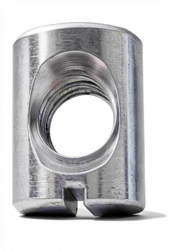 (12) Cross Dowels/Barrel Nuts - 1/4-20 12mm X 10mm Zinc-Plated CNC-3