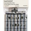 Cross Dowels Zinc Plated Nuts 1/4-20 20mm x 10mm SuperDealStuff-2