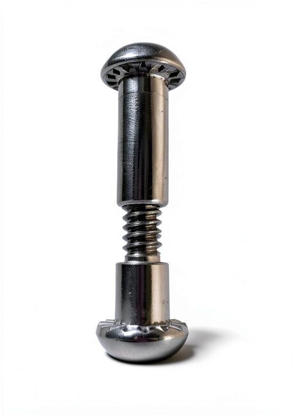Chrome Plated Torx T27 Security Fastener Harris Hardware Barrel Nut-1