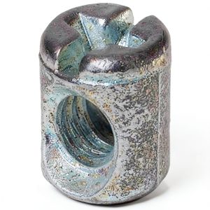1/4"-20 Thread Cross Dowel Barrel Nuts (10 Pack), 1/2" High Nominal by-0